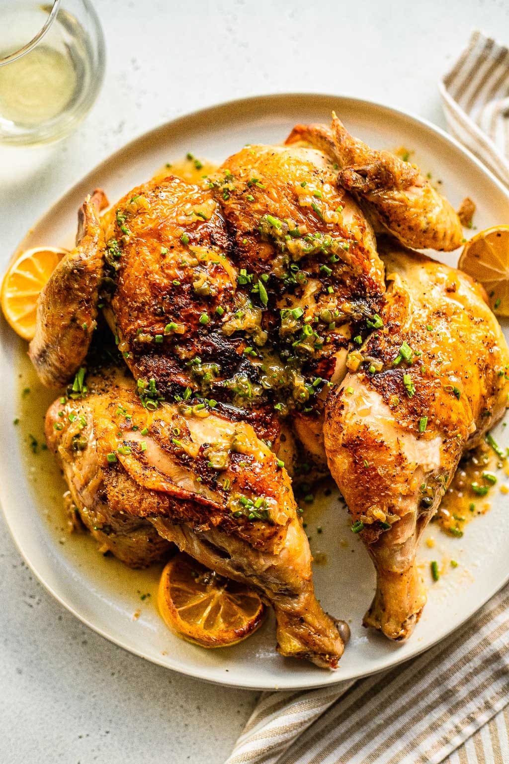 Upgrade Your Piccata: Roast Chicken with Lemon Caper Sauce